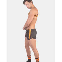 Barcode Berlin Short BYRON Laboratory Noir-Orange